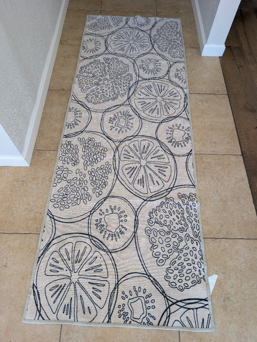 Ruggable rug - cover only - 2.5x7 runner - Fruit punch blackberry